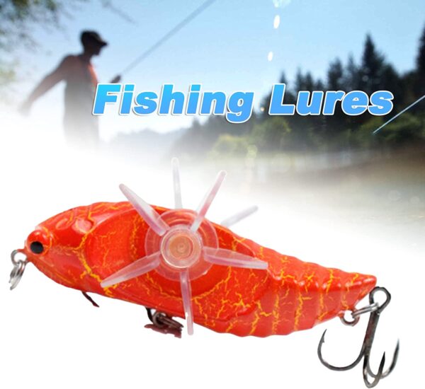 Fishing Lures 15.5g 7.5cm Cicada Lure Hard Ro Fishing Artificial Bait Soft Plastic Lures - Image 3