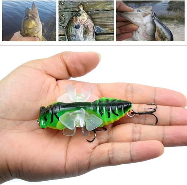 Fishing Lures 15.5g 7.5cm Cicada Lure Hard Ro Fishing Artificial Bait Soft Plastic Lures - Image 5