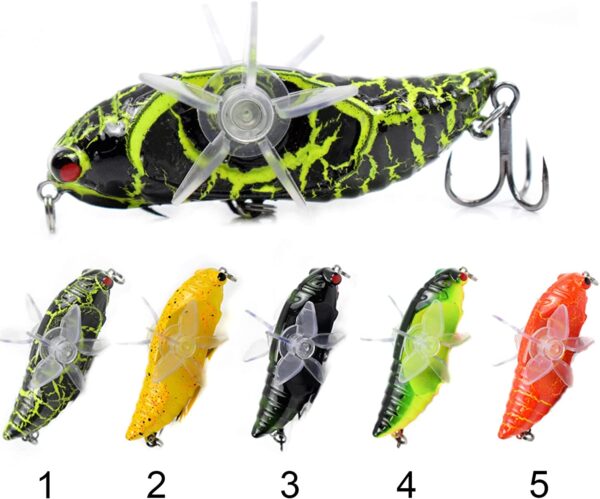 Fishing Lures 15.5g 7.5cm Cicada Lure Hard Ro Fishing Artificial Bait Soft Plastic Lures - Image 8