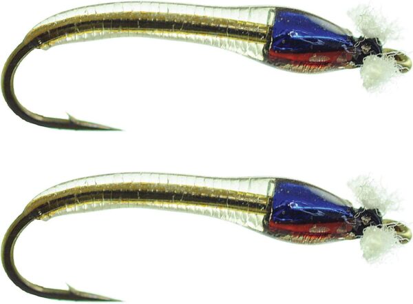 Tak's Crystal Chironomid Fly Fishing Midges  Dry Flies Nymphs Fly Fishing Flies Kit
