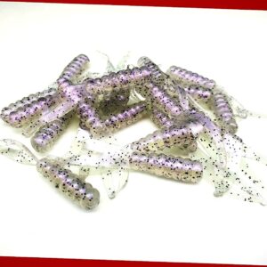 (20) Crappie Floppers (2) Finesse Drop Shot  Fishing Artificial Bait Soft Plastic Lures”