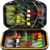 Fly Fishing Flies Assortment Kit 50/100pcs D Dry Flies Nymphs Fly Fishing Flies Kit - Image 2