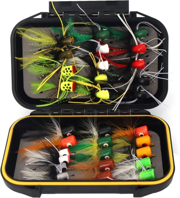 Fly Fishing Flies Assortment Kit 50/100pcs D Dry Flies Nymphs Fly Fishing Flies Kit - Image 2