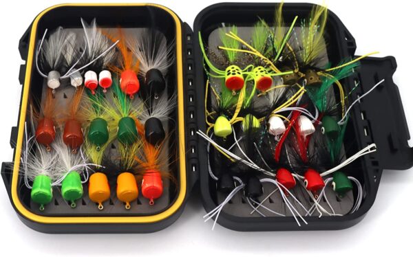 Fly Fishing Flies Assortment Kit 50/100pcs D Dry Flies Nymphs Fly Fishing Flies Kit - Image 7