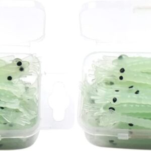 100pcs Lures Bait Artificial Luminous cm Shri Fishing Artificial Bait Soft Plastic Lures
