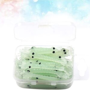 100pcs Lures Bait Artificial Luminous cm Shri Fishing Artificial Bait Soft Plastic Lures