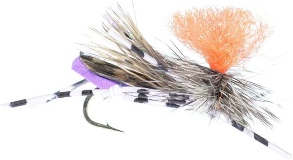 Feth Purple Hopper Foam Body Grasshopper Dry Dry Flies Nymphs Fly Fishing Flies Kit