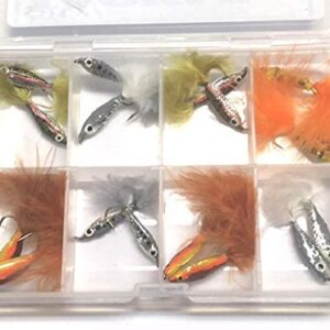 Fly Fishing Flies EPOXY Minnows 16 Flies for Dry Flies Nymphs Fly Fishing Flies Kit