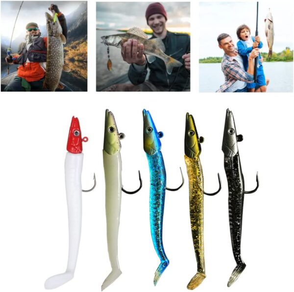 Fishing Bass Lures Fishing Hard Bait Swimbait Fishing Artificial Bait Soft Plastic Lures - Image 7