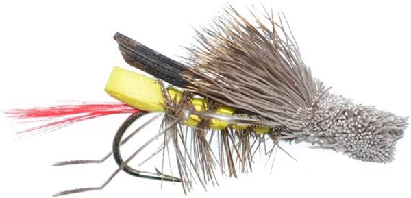Dave's Hopper Size 10 Foam Body Grasshopper  Dry Flies Nymphs Fly Fishing Flies Kit