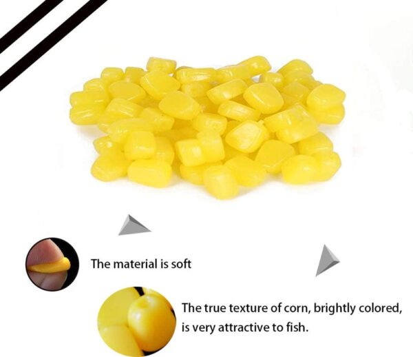 30 / 50 pcs TPR Simulation Fake Soft Baits Co Fishing Artificial Bait Soft Plastic Lures - Image 3