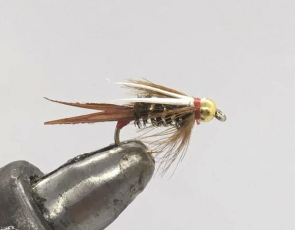 One Dozen (12) Beadhead Prince Nymph Red C Dry Flies Nymphs Fly Fishing Flies Kit