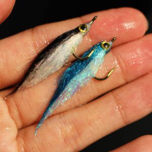 10 pcs Ice Dub UV Polar Fry Slowly Sinking S Dry Flies Nymphs Fly Fishing Flies Kit