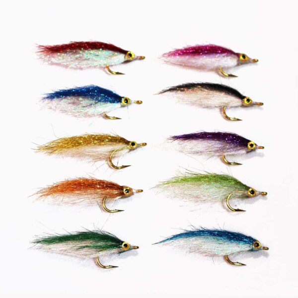 10 pcs Ice Dub UV Polar Fry Slowly Sinking S Dry Flies Nymphs Fly Fishing Flies Kit - Image 2