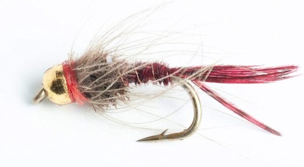 Bead Head CDC Pheasant Tail Nymph Fly  6-Pac Dry Flies Nymphs Fly Fishing Flies Kit