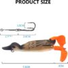 Fishing Lure Bass Double Hooks Artificial 3D  Fishing Artificial Bait Soft Plastic Lures - Image 4