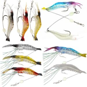 10 Pack Soft Bait Biomimetic Fishing Lure Bio Fishing Artificial Bait Soft Plastic Lures