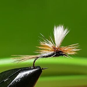 1 Dozen Parachute Adams Dry Fly by Gof Dry Flies Nymphs Fly Fishing Flies Kit