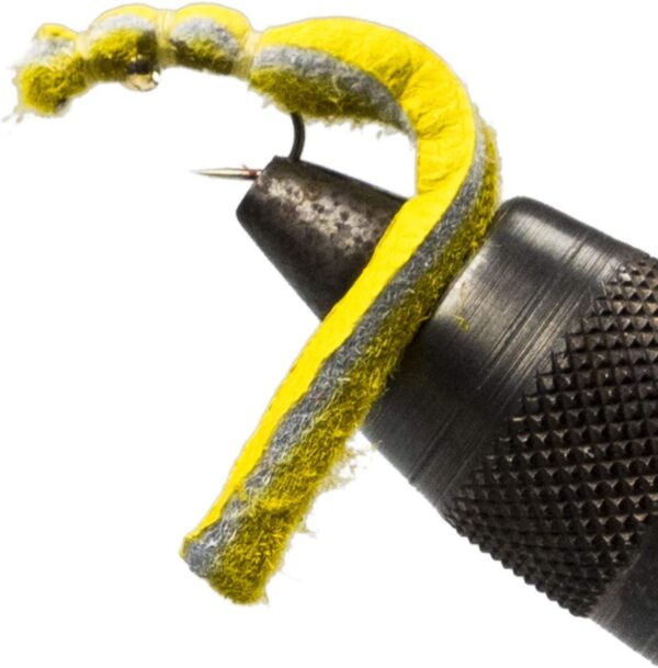 Bush Craft Fly Trout Leather I#14 Mustard x  Dry Flies Nymphs Fly Fishing Flies Kit
