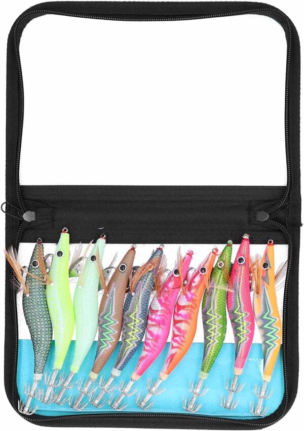 Fishing Lures  10pcs Squid Jig Hook Hard Fish Fishing Artificial Bait Soft Plastic Lures