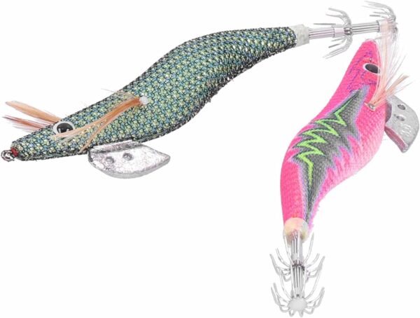 Fishing Lures  10pcs Squid Jig Hook Hard Fish Fishing Artificial Bait Soft Plastic Lures - Image 8