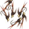Fly Fishing Flies Kit 40/137pcs Dry/Wet Flie Dry Flies Nymphs Fly Fishing Flies Kit - Image 7