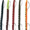 - 6 Bass Witch Weedless Worm Baits  Anise Sc Fishing Artificial Bait Soft Plastic Lures"