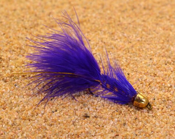 Weighted Cone Head Woolly Bugger Purple Stre Dry Flies Nymphs Fly Fishing Flies Kit