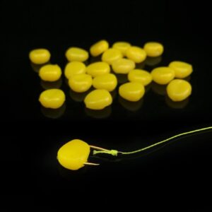 100Pcs Artificial Bait Corn Grain Smell Soft  Fishing Artificial Bait Soft Plastic Lures