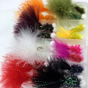 Fly Fishing Booby (Foam Head Boobie) Streame Dry Flies Nymphs Fly Fishing Flies Kit
