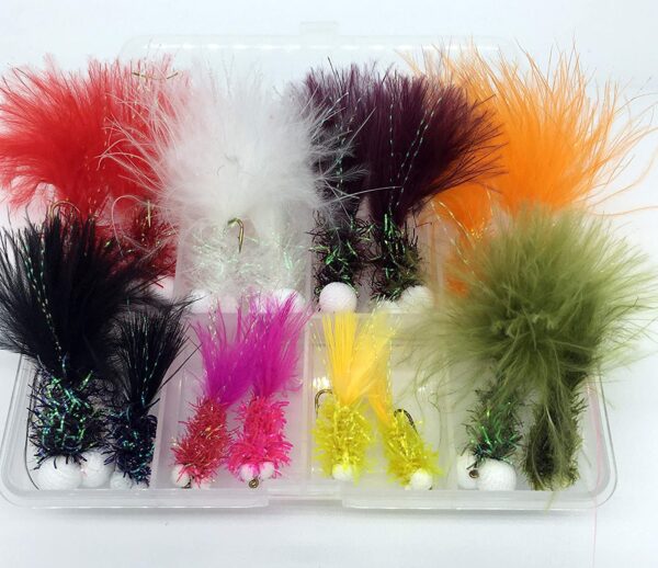 Fly Fishing Booby (Foam Head Boobie) Streame Dry Flies Nymphs Fly Fishing Flies Kit - Image 3