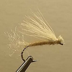 1 Dozen X Caddis Tan/Cream Dry Fly Tro Dry Flies Nymphs Fly Fishing Flies Kit