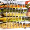Bionic Swim Baits  Multi-Joint Swim Baits  Lu Fishing Artificial Bait Soft Plastic Lures