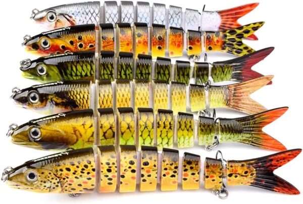 Bionic Swim Baits  Multi-Joint Swim Baits  Lu Fishing Artificial Bait Soft Plastic Lures