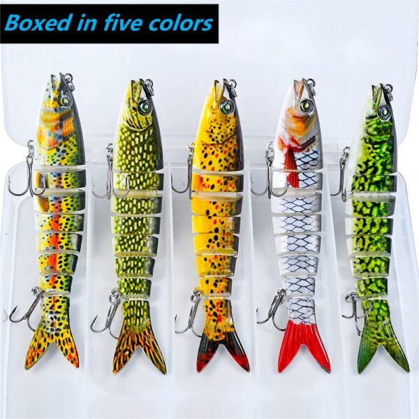 Bionic Swim Baits  Multi-Joint Swim Baits  Lu Fishing Artificial Bait Soft Plastic Lures - Image 7