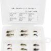 riverpeak RP-KF1500 Fly Natural Color Nymph  Dry Flies Nymphs Fly Fishing Flies Kit
