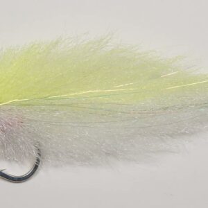 Peanut Butter? Chartreuse/white #3/0 Dry Flies Nymphs Fly Fishing Flies Kit
