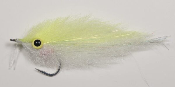 Peanut Butter? Chartreuse/white #3/0 Dry Flies Nymphs Fly Fishing Flies Kit