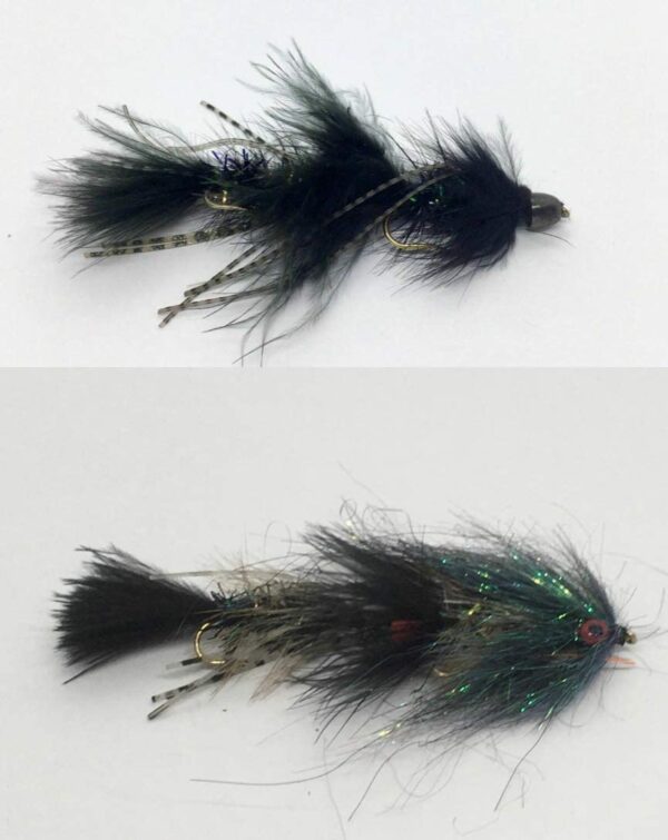 18 Piece Articulated Streamer Assortment A Dry Flies Nymphs Fly Fishing Flies Kit - Image 3