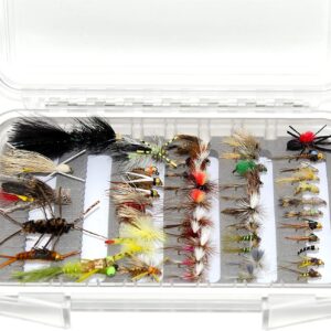 24/36/ 48 Assorted Trout Fly Fishing Flies K Dry Flies Nymphs Fly Fishing Flies Kit