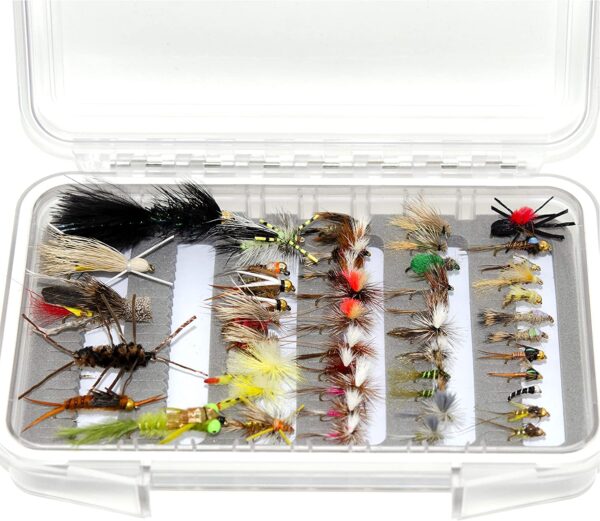24/36/ 48 Assorted Trout Fly Fishing Flies K Dry Flies Nymphs Fly Fishing Flies Kit