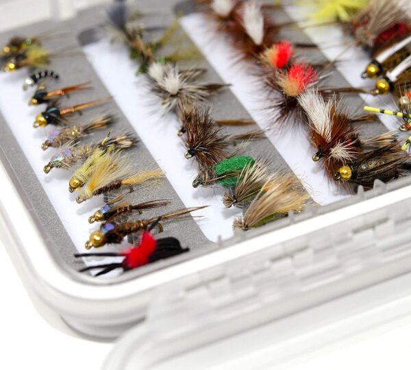 24/36/ 48 Assorted Trout Fly Fishing Flies K Dry Flies Nymphs Fly Fishing Flies Kit - Image 3