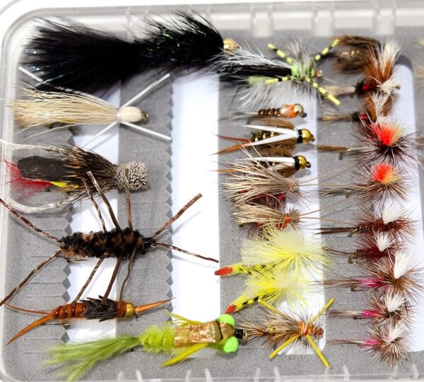 24/36/ 48 Assorted Trout Fly Fishing Flies K Dry Flies Nymphs Fly Fishing Flies Kit - Image 4
