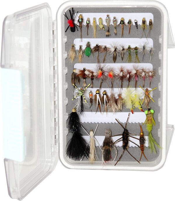 24/36/ 48 Assorted Trout Fly Fishing Flies K Dry Flies Nymphs Fly Fishing Flies Kit - Image 6