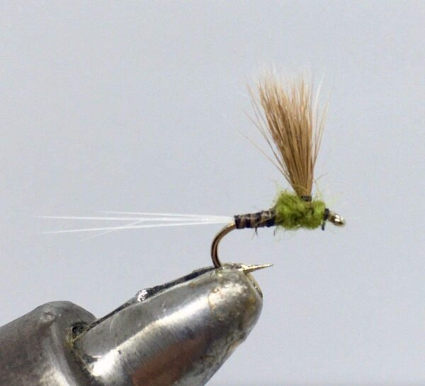 One Dozen (12) Bunny Dun Baetis Dry Fl Dry Flies Nymphs Fly Fishing Flies Kit