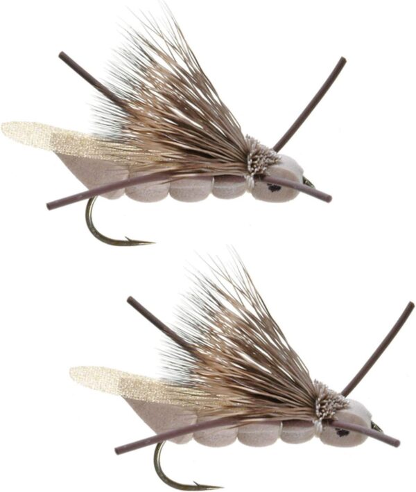 Charlie Boy Hopper Tan Fly Fishing Terrestri Dry Flies Nymphs Fly Fishing Flies Kit