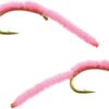 San Juan Worm Fly 2 Pack Dry Flies Nymphs Fly Fishing Flies Kit