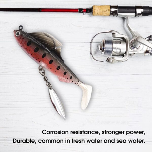 Fishing Lures 8.5cm/13g Spot Bionic Bait Arti Fishing Artificial Bait Soft Plastic Lures - Image 3