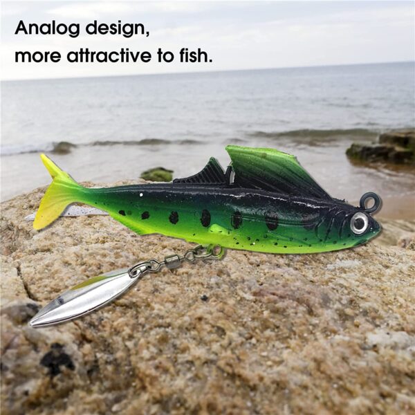 Fishing Lures 8.5cm/13g Spot Bionic Bait Arti Fishing Artificial Bait Soft Plastic Lures - Image 5