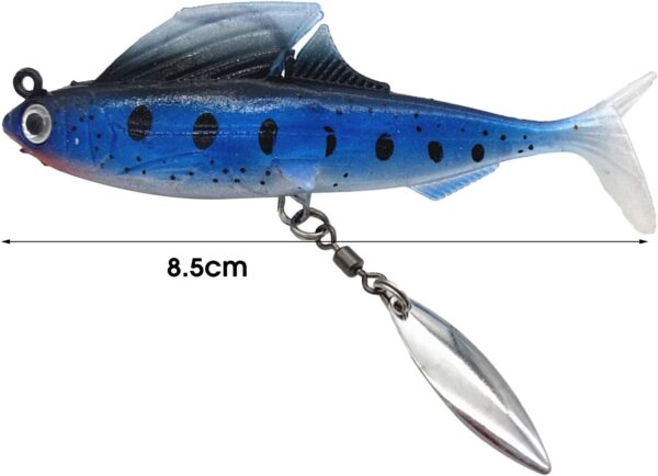 Fishing Lures 8.5cm/13g Spot Bionic Bait Arti Fishing Artificial Bait Soft Plastic Lures - Image 8